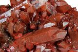 Natural, Red Quartz Crystal Cluster - Morocco #181575-3